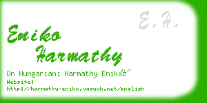 eniko harmathy business card